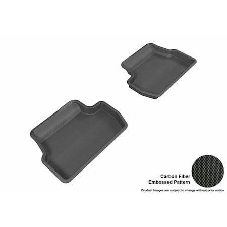U-Ace 3D Maxpider Second Row Custom Fit Kagu Black Floor Mat for 2014-2016 Mini Cooper Models L1MN01021509